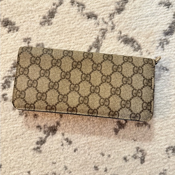 Authentic Gucci Blue Beige long wallet - Picture 3 of 14